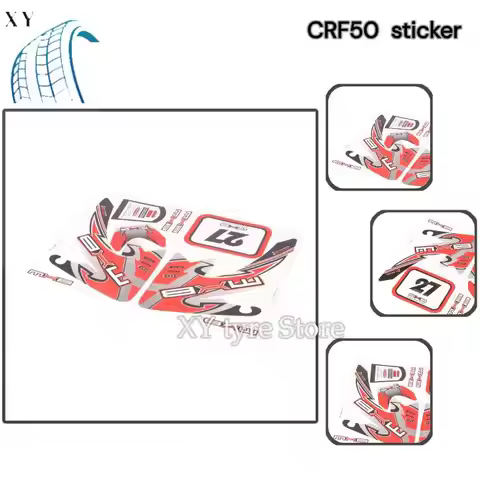 GRAPHICS & BACKGROUND DECAL Sticker Kits for CRF50 Lifan SSR110 Apollo Kymco TaoTaoDB17 50cc 110cc 1