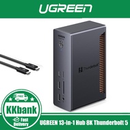 UGREEN 13-in-1 Hub 8K Thunderbolt 5 Triple Display 80G Expansion Dock