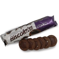 NEW BISCOLATA STARZ dark , Bitter Chocolate Coated Biscuit Milk cream 88g {1PC , 3PCS , 6PCS}