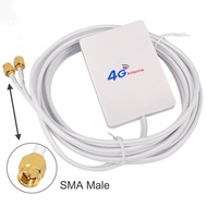 SMA Interface 28dbi High Gain 3G/4G Outdoor Flat LTE Router Modem External Full Frequency Antenna  Cable