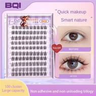 Free Tweezer BQI Eyelashes Sticky False Eyelashes Glue-free False Eyelashes Self-adhesive Eyelash PB