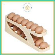 Two Tier Egg Storage Holder | Automatic Egg Storage Dispenser | Rolling Egg Organizer Tray