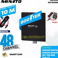SET TOP BOX TV DIGITAL NOISE DIAMOND T2-01 MINATO M-300 INDOOR OUTDOOR DALAM LUAR UNTUK TV TABUNG