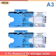 PkYeG ECG 7 bước cai trị ECG Cai Trị nhựa cai trị công cụ đo lường ECG 7 bước Cai Trị cho ECG ekg gi