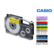 Casio Ez Label Printer Xr-6YW1 6mm Black On Yellow Label Printer Tape C