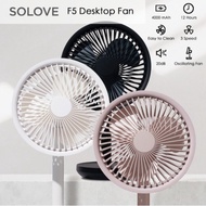 MI SoLove F5 Desktop Fan Moving Head Fan with Rechargeable Battery Portable USB Fan