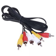1.5M 3x3 Audio Video RCA AV Cable Wire Connector Male Adapter Cord Analog Signal Adaptor 3 x 3 TV DV