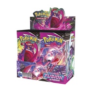 {hot} 8 Packs English Pokemon CardsTCG: Sword amp; Shield Fusion Strike Sleeved Pokémon Card Holder Game Booster Collectible Kids Toys