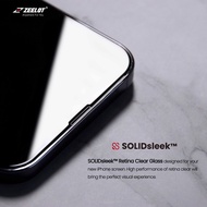 Miếng dán Kính Cường Lực ZEELOT SOLIDSLEEK Retina Clear 13mini/13/13Pro/13ProMax - Hàng chính hãng