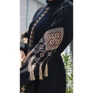 Concert embroidered abaya - latest Turkish abaya dress - latest abaya dress - arabian Turkish dress 