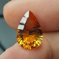 Golden Citrinenatural Dim: 14.7 x 10 x 6.5mm 4.75Ct Yellow Gold Amethyst Tears Drop Cutting Perfect 