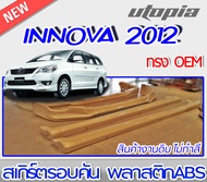 สเกิร์ตรอบคัน INNOVA 2012-2015 สเกิร์ตหน้า สเกิร์ตหลังและสเกิร์ตข้าง ทรง SPORTIV0 พลาสติก ABS งานดิบ ไม่ทำสี