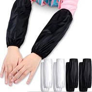 Jecery 4 Pairs Waterproof Sleeves for Arms Reusable Oilproof Oversleeves PVC Farmers Arm Sleeve Cove