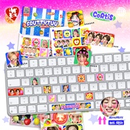 CORTIS KEYBOARD STICKER | FRUTTYTUU CORTIS STICKER | STICKER DECO CASE