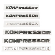 ABS Mercedes Benz KOMPRESSOR letter emblem Rear trunk logo Side badge Car sticker C300 C200 C180 C63