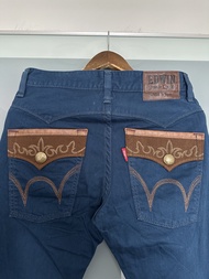 Edwin indigo Jeans 藍染