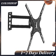 loloshop TV Wall Mount for Most 14-55 Inch TVs Full Motion Bracket Swivel and Tilt Maximum VESA 400x