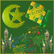 HIASAN HARI RAYA BULAN BINTANG & KETUPAT SAIZE BESAR BERLAMPU / HIASAN RUMAH / DECORATION HARI RAYA