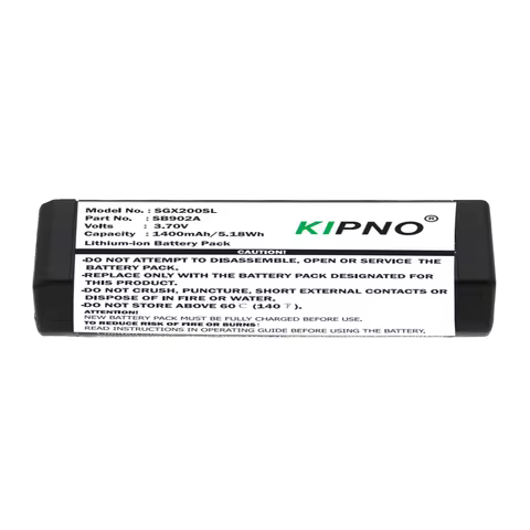 KIPNO 1400mAh Speaker Battery SB902, SB902A for SHURE GLX-D Digital Wireless Systems, GLXD1, GLXD2