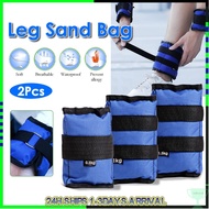 Ankle Weights Sand Bag 1kg-3kg Adjustable Leg Ankle Wrist Iron Sand Bag Pair Weights Strap
