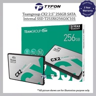 TeamGroup CX2 2.5" 256GB SATA Internal SSD 520MB/S T253X6256G0C101