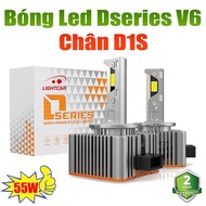 High Quality D1S Foot Led Bulb, LightCar V6 D1S Super Bright 55W