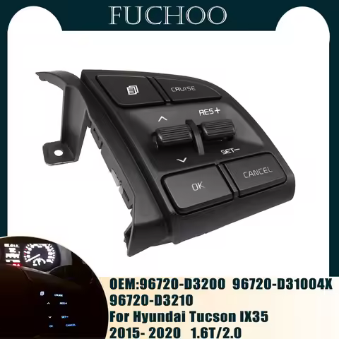 Car Accessories New Steering Wheel Cruise Control Switch button For Hyundai Tucson IX35 1.6T/2.0 201