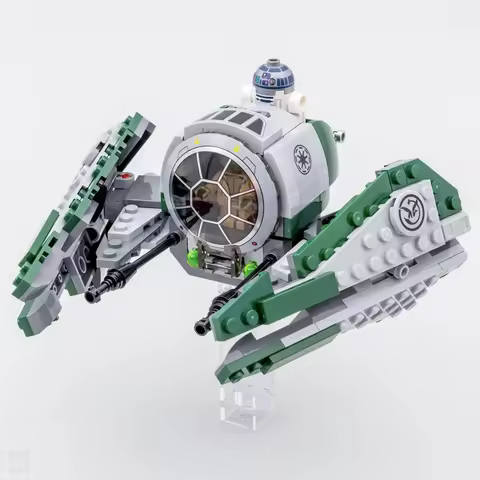 Home Decor MOC 75360 Yodas Space Jedied Starfighter Wars Bricks Puzzle Assembly For Children Birthda