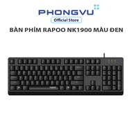 Bàn phím Rapoo NK1900 màu đen - Bảo hành 24 tháng