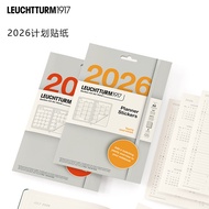 LEUCHTTURM1917 German Lighthouse 2026 A5 Middle Open Month Plan Sticker Year Plan Sticker Can Stick 