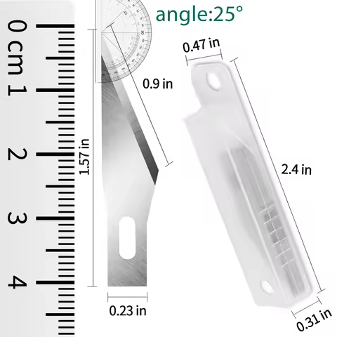 Craft Knife Blades, 100/200/300PCS Exacto Knife Blades 11, High Carbon Steel Exacto Blades, 11 Exact