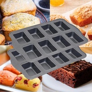 8 Cavity Mini Loaf Pan Non-stick Carbon Steel Bread Pan Brownie Pan Small Loaf Pan for Baking