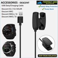 Accessories - Garmin Descent Usb Charging / Charger Data Cable G1 Solar MK MK1 MK2 2S MK3S 3I