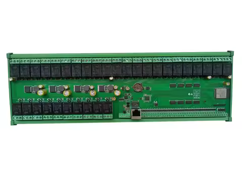 Ethernet Relay Board Module ESP32 RTC MQTT Modbus HTTP Home Assistant Node Red DIN35 Rail