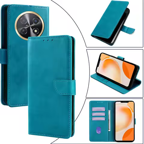 Nova Y72 Leather Wallet Phone Case for Huawei Nova Y91 Y72 Y71 Y90 Y61 Y70 Plus Flip Cover Magnet Bu