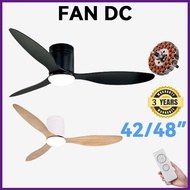 Ceiling Fan With Light Living Room Inverter 6-speed Ceiling Fan Wood Grain 42/48 Inch DC Motor Ceiling Fan Light
