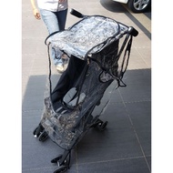 Rain cover with zip for pockit stroller