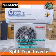 Sharp 1.5hp J-TECH INVERTER Split Type Aircon
