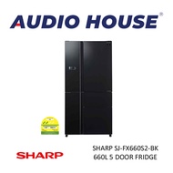 SHARP SJ-FX660S2-BK 660L 5 DOOR FRIDGE ***2 YEARS WARRANTY***