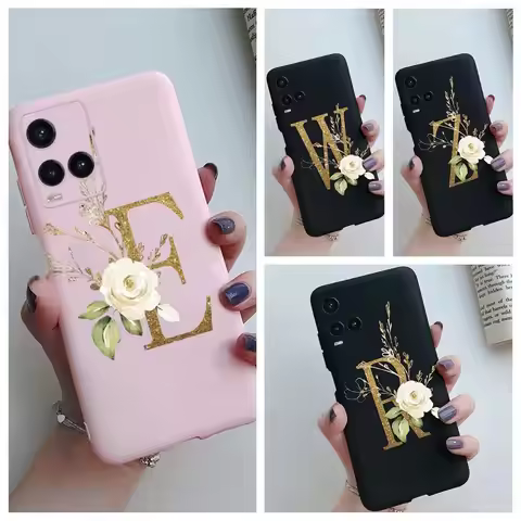 Phone Cover For Vivo y21 y21s y21t y33s 4G case Slim Matte Vivo v2111 v2110 v2109 v2135 Silicone mob