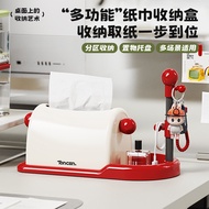 Modern Simple Creative Tissue Box Kitchen Bathroom Living Room High-value Plastic Desktop Tissue Sto