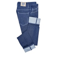 SHELVEDGE BLUE DENIM JEANS PANTS 14 OZ