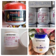 Odd 1 Jar Of vitamin E Cream Of All Kinds, vitamin E With Orange Cap, Thai whitening Cream With Red Letter, Thai body Cream, vitamin E Cream With Green Cap