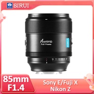 Sirui 85mm f1.4 AF Full Frame Fixed Focus Portrait Auto Focus Large Aperture Lens For E/XF/Z Mirrorl