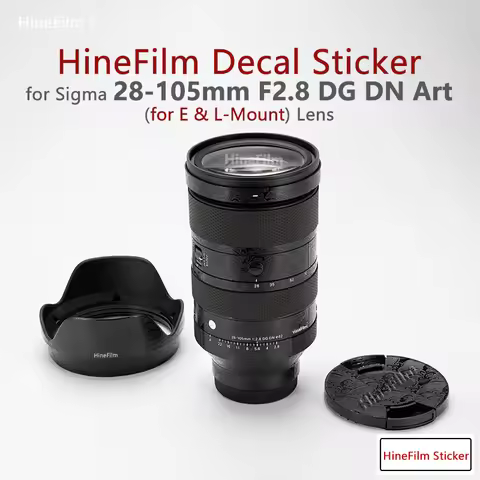 Hinefilm Skin for Sigma 28-105mm F2.8 FE & L Mount Lens Decal Skin 28-105 F2.8 Lens Stickers 28 105 