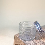 【限量燭杯客製】120ml有蓋玻璃杯(銀)(可選精油)/情人節禮盒