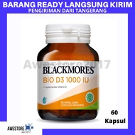 BLACKMORES BIO D3 1000 IU Bpom Kalbe 60 Capsules Body Health Strong Immune System Autoimmune Pregnan