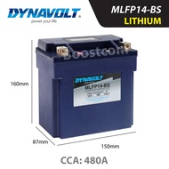 Dynavolt Lithium Battery MLFP14-BS - YTX14-BS YTX14 YTX14H YTX16 YTX20CH F800GS R1200GS GTR1400 ZX14