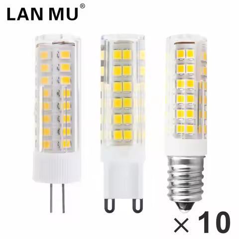 10pcs G9 G4 LED Bulb Light 3W 4W 5W 7W E14 LED Lamp AC220V LED Corn Bulb SMD2835 360 Beam Angle Repl