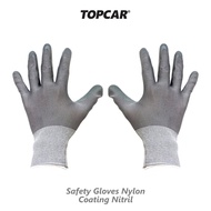 Safety Work Gloves EN388 not Guntero Gloves Nylon Coating Nitrile
